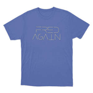 Fred Again Logo Unisex T Shirt Blue