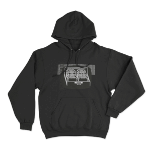 Usb002 101010 Folders Unisex Hoodie Black
