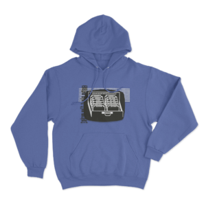 Usb002 101010 Folders Unisex Hoodie Blue